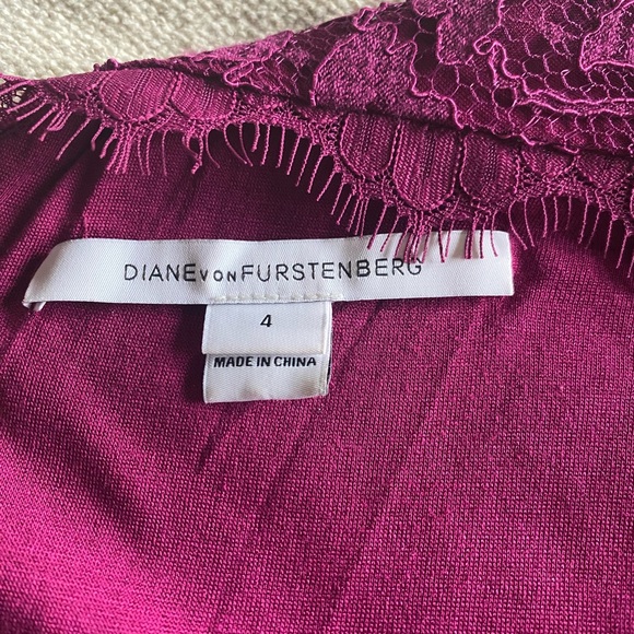 Diane von Furstenberg DVF Zarita Lace Dress Size 4 - Picture 7 of 9